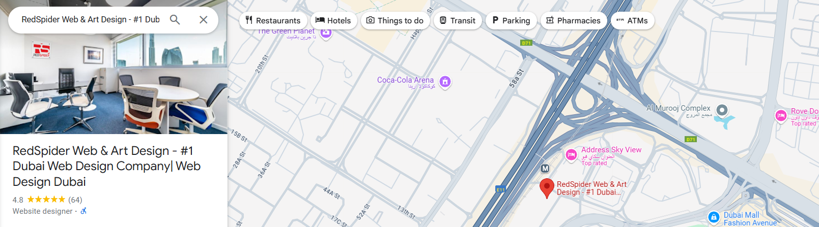 RedSpider Web And Art Design