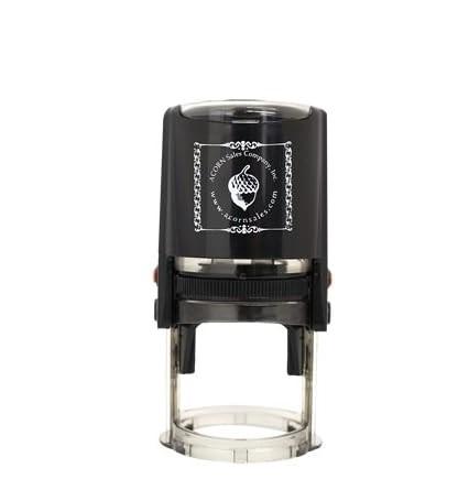 Self-Inking Round Sunflower Address Stamper