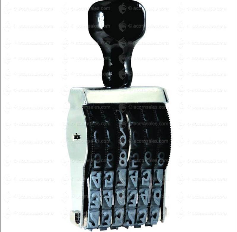 Special Assembly Line Number Stamp 11/16 Character Size